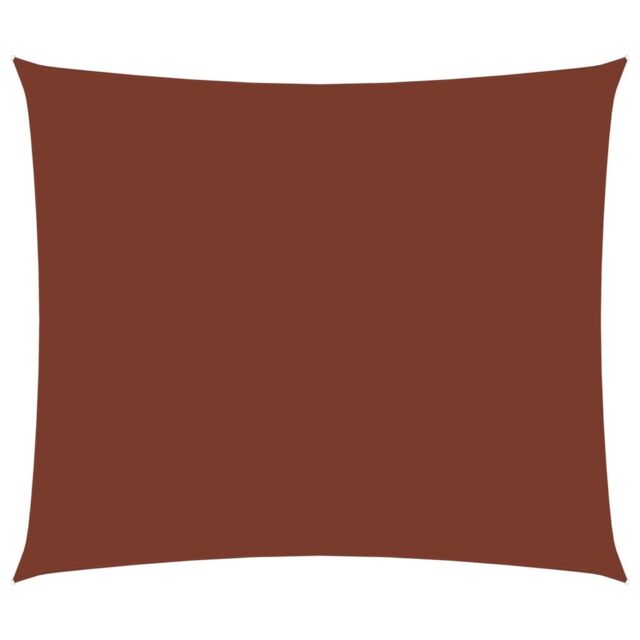 Berkfield Home Sunshade Sail Oxford Fabric Rectangular 4x5 m Terracotta in Orange - image 1