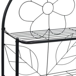 Berkfield Home Toilet Rack Black 60x33x174 cm - Size: 60 x 33 x 174 cm - thumbnail 5