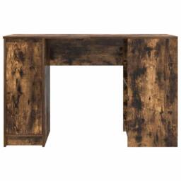 Berkfield Home Desk Smoked Oak 120x42x76 cm Engineered Wood in Brown - Size: 120 x 42 x 76 cm - thumbnail 6