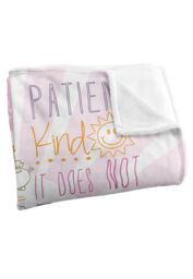 Slingshot Publishing Love Is Patient Silky Touch Super Soft Throw Blanket 152 X 127 cm in White - thumbnail 3