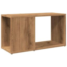 Berkfield Home TV Cabinet Artisian Oak 60x24x32cm Engineered Wood in Brown - Size: 60 x 24 x 32 cm - thumbnail 2
