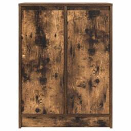 Berkfield Home Sideboard Smoked Oak 57x34x76 cm Engineered Wood in Brown - Size: 57 x 34 x 76 cm - thumbnail 6