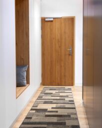 RugsX Karmel Deski Runner in Grey - Size: 100 cm x 120 cm - thumbnail 4