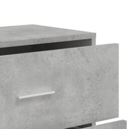 Berkfield Home Sideboards 3 pcs Concrete Grey 60x31x84 cm Engineered Wood - Size: 60 x 31 x 84 cm - thumbnail 8
