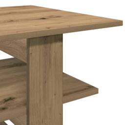 Berkfield Home Decorative Coffee Table Artisan Oak 102x55x42 cm Engineered Wood in Brown - Size: 102 x 55 x 42 cm - thumbnail 7