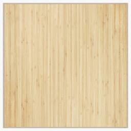 Berkfield Home Rug Square Light Natural100x100 cm Bamboo in Beige - Size: Medium - thumbnail 3