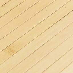 Berkfield Home Rug Square Light Natural100x100 cm Bamboo in Beige - Size: Medium - thumbnail 7