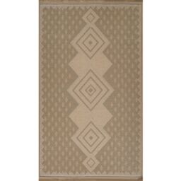 Livabliss Mystery-Washable Tan Beige Ivory Modern Jute Living Dining Rug - Size: 80 cm x 150 cm - thumbnail 2