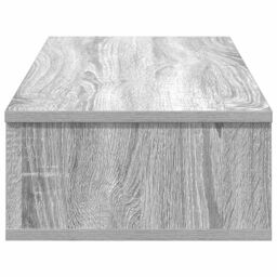 Berkfield Home Wall Shelf with Drawers Grey Sonoma 80x31x17 cm Engineered Wood - Size: 80 x 31 x 17 cm - thumbnail 5