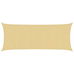 Berkfield Home Sun Shade Sail Sand 4.5x2 m 100% Polyester Oxford in Yellow - thumbnail 2