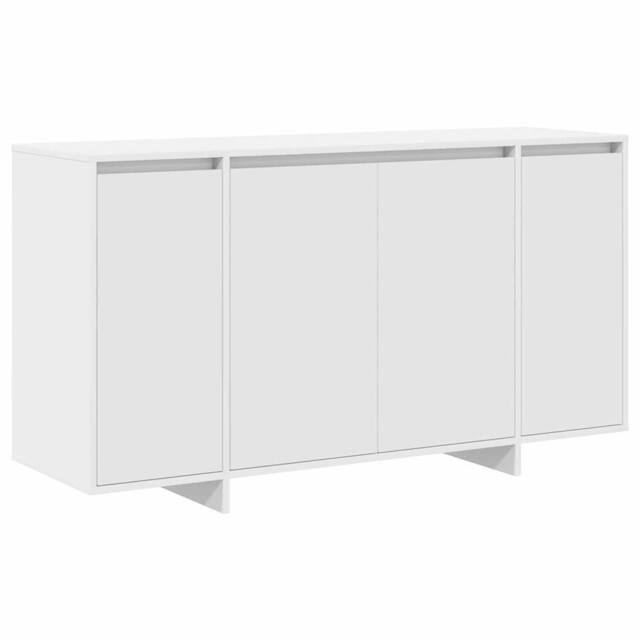 Berkfield Home White Sideboard White Wood 135 x 41 x 75 cm White Sideboard - image 1