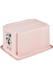 Keeeper Set of 2 Minnie Mouse Turn Around Stackable Box 15 Litre with Lid - Nordic Pink - thumbnail 4