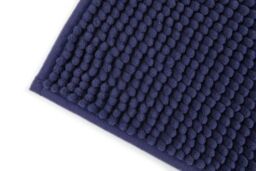 New Edge Blinds Marlow Collection Soft Touch Non-Slip Bathroom Rug in Blue - Size: 45 cm width x 75 cm drop - thumbnail 2