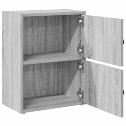 Berkfield Home Bookcase Grey Sonoma 40x24x52 cm Engineered Wood - Size: 40 x 24 x 52 cm - thumbnail 5