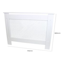 Monstershop Radiator Cover MDF White 1115mm - thumbnail 4