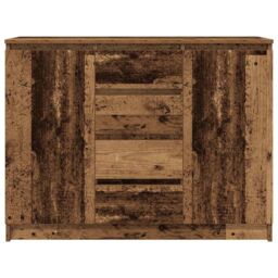 Berkfield Home Sideboard with Drawers Old Wood 100.5x35x76 cm Engineered Wood in Brown - thumbnail 6