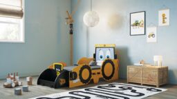 KUDL HOME JCB Junior Toddler Bed in Yellow - thumbnail 5