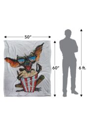Warner Bros. Gremlins Popcorn Time Silky Touch Super Soft Throw Blanket 152 X 127 cm in White - thumbnail 5