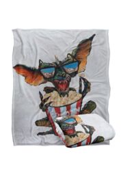 Warner Bros. Gremlins Popcorn Time Silky Touch Super Soft Throw Blanket 152 X 127 cm in White - thumbnail 2