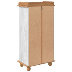 "Berkfield Home Wine Cabinet ""ASKIM"" with 12 Bottle Holders White Solid Wood Pine" - thumbnail 8