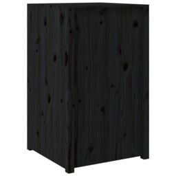 Berkfield Home Outdoor Kitchen Cabinet Black 55x55x92 cm Solid Wood Pine - Size: 55 x 55 x 92 cm - thumbnail 6