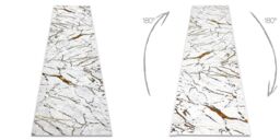 RugsX Allure Runner in White - Size: 70 cm x 300 cm - thumbnail 4
