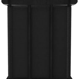 Berkfield Home Modern 4-Cube Display Shelf with Boxes Black 69x30x72.5 cm Fabric - thumbnail 5