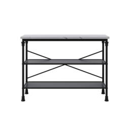 Lemon Pavilion Furniture Fairmont Console Table - Wood Variant/Metal - L40xW110xH80 cm in Black - thumbnail 1