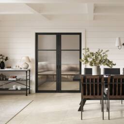 Lemon Pavilion Furniture Fairmont Console Table - Wood Variant/Metal - L40xW110xH80 cm in Black - thumbnail 5