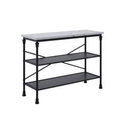 Lemon Pavilion Furniture Fairmont Console Table - Wood Variant/Metal - L40xW110xH80 cm in Black - thumbnail 2