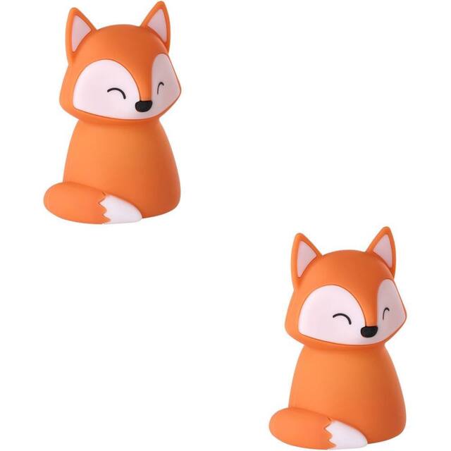 Loops 2 PACK Stylish Orange Table Lamp for Indoor Home Decor - LED Lighting - image 1