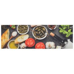 Berkfield Home Kitchen Rug Washable Wine & Dinner 60x180 cm Velvet - thumbnail 3