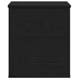 Berkfield Home Storage Box in Black Oak - 40x42x46 cm - Made of Engineered Wood - Size: 40 x 42 x 46 cm - thumbnail 7