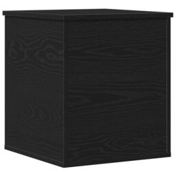 Berkfield Home Storage Box in Black Oak - 40x42x46 cm - Made of Engineered Wood - Size: 40 x 42 x 46 cm - thumbnail 6
