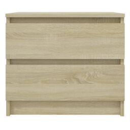 Berkfield Home Bed Cabinets 2 pcs Sonoma Oak 50x39x43.5 cm Engineered Wood in Brown - thumbnail 4