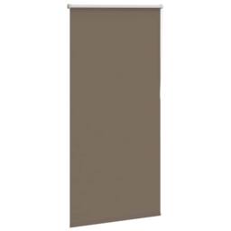 Berkfield Home Roller Blind Blackout Coffee 70x150 cm Fabric Width 65.7 cm Polyester in Brown