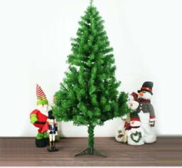 Shatchi Artificial 6FT Christmas Green Traditional Realistic Natural Branches Canadian Pine Tips Xmas Tree