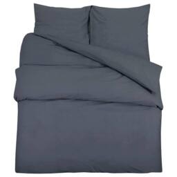 Berkfield Home Duvet Cover Set Anthracite 260x220 cm Light-weight Microfiber in Charcoal