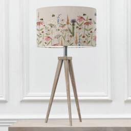 Voyage Maison Aratus Tripod Lamp with Hermione Eva Lampshade in Grey - thumbnail 1