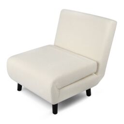 Home Garden Direct Aurora - Single Bed Chair Sofa in Boucle - 1 Seater in Beige - thumbnail 6