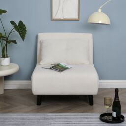 Home Garden Direct Aurora - Single Bed Chair Sofa in Boucle - 1 Seater in Beige - thumbnail 3
