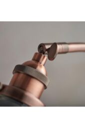 Netlighting Hansen 1 Light Table Lamp Aged Copper Glass E14 in Brown - thumbnail 5