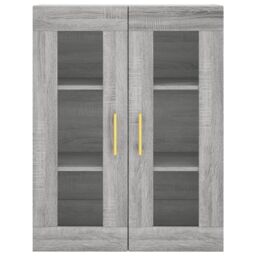 Berkfield Home Highboard Grey Sonoma 69.5x34x180 cm Engineered Wood - thumbnail 6