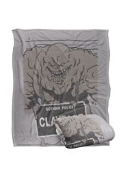 DC Comics Batman The Clayface Mugshot Blanket 152 x 127 cm in White - thumbnail 2