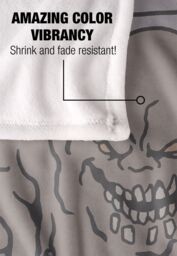 DC Comics Batman The Clayface Mugshot Blanket 152 x 127 cm in White - thumbnail 4