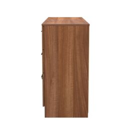 Ready Assembled 2 U Trent 6 Drawer Kneehole Desk (Ready Assembled) in Walnut - thumbnail 2