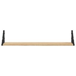 Berkfield Home Wall Shelves 2 pcs Sonoma Oak 80x15x15.5 cm Engineered wood in Brown - thumbnail 5