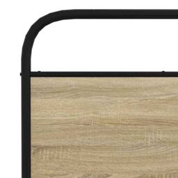 Berkfield Home Metal Bed Frame without Mattress Sonoma Oak 180x200 cm Super King in Light Tan - thumbnail 7