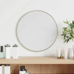 Berkfield Home Wall Mirror Silver √ò 30 cm Round - thumbnail 2