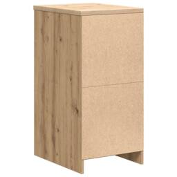 Berkfield Home Garage Storage Cabinet Artisan Oak 40x51x85 cm Solid Wood Pine in Brown - Size: 40 x 51 x 85 cm - thumbnail 8